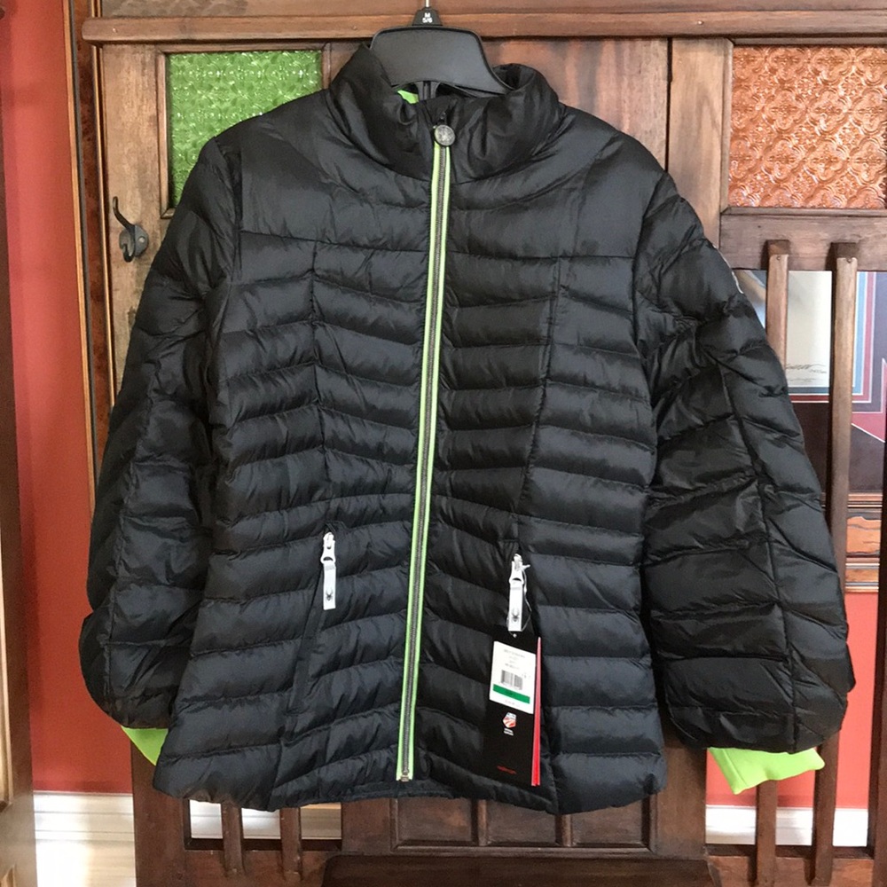 Spyder Girls Large 14/16 Jacket NWT Black ProW-B
